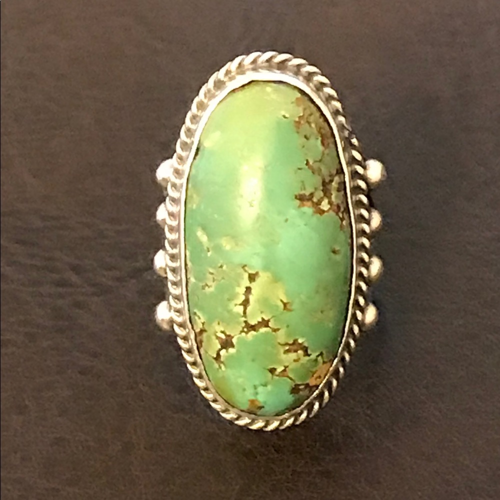 •SOLD•Native American Turquoise silver ring